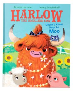 Meet Harlow the Highland Cow children's book by Brooke A Hartman