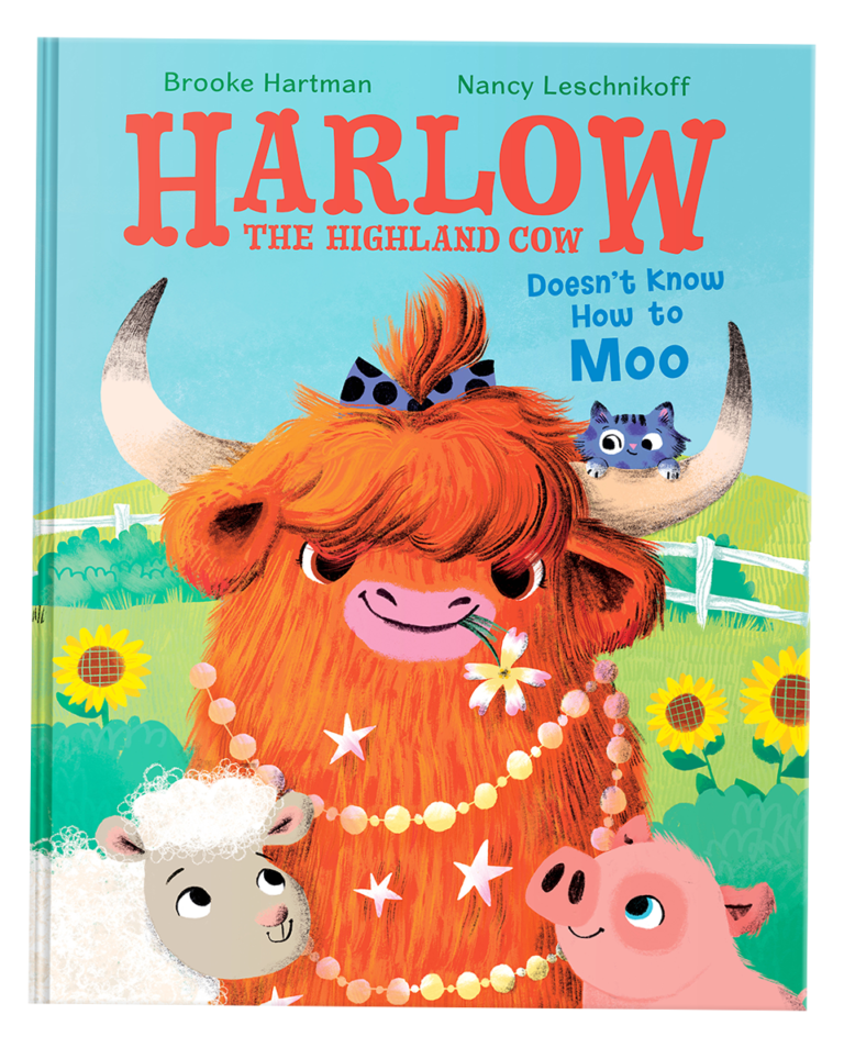 Meet Harlow the Highland Cow children's book by Brooke A Hartman
