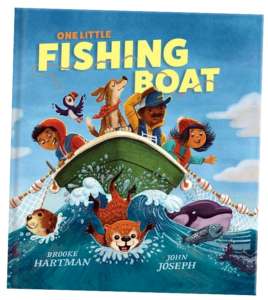 One Little Fishing Boat children's book by Brooke Hartman
