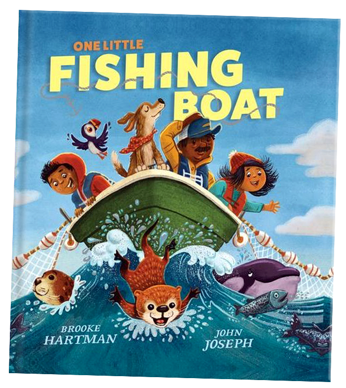 One Little Fishing Boat children's book by Brooke Hartman
